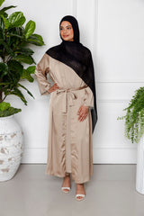 Medina Satin Abaya Set