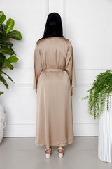 Medina Satin Abaya Set