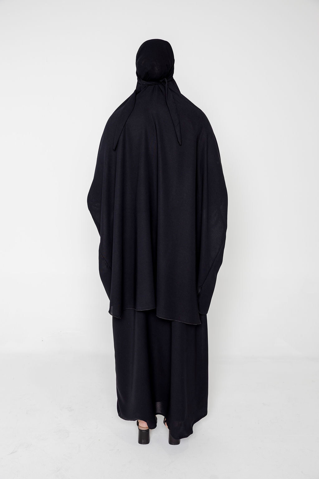 3-Piece Jilbab Prayer Set - Black