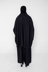 3-Piece Jilbab Prayer Set - Black