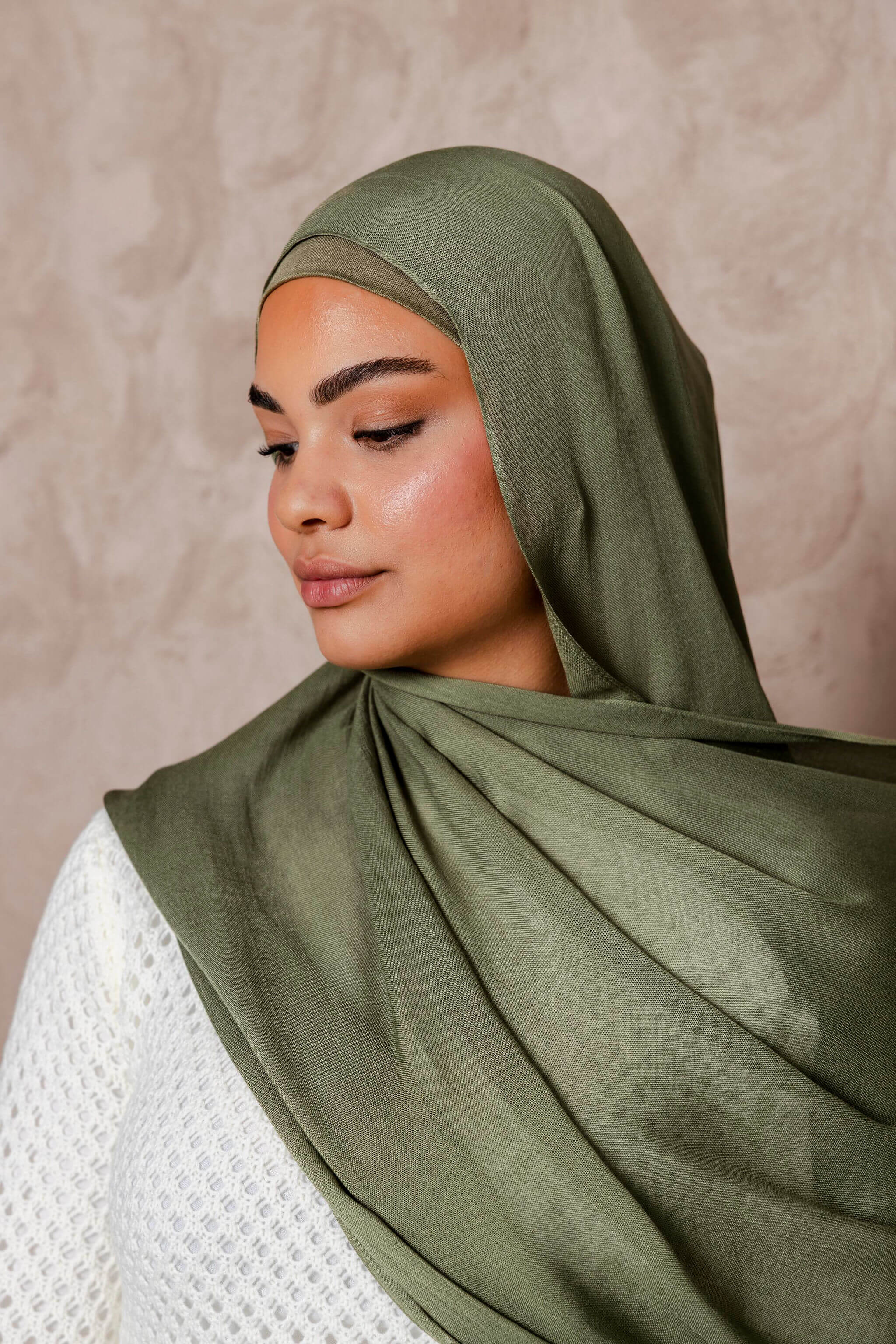Sage - Modal Hijab Set with Matching Under Cap