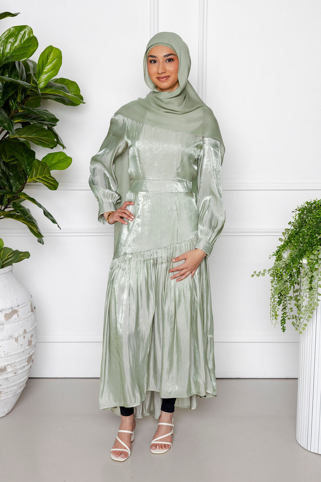 Hayfa Satin Dress