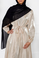 Aaliyah Abaya Set - Cream