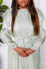 Aaliyah Abaya Set - Green