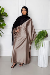 Butterfly Abaya - Brown