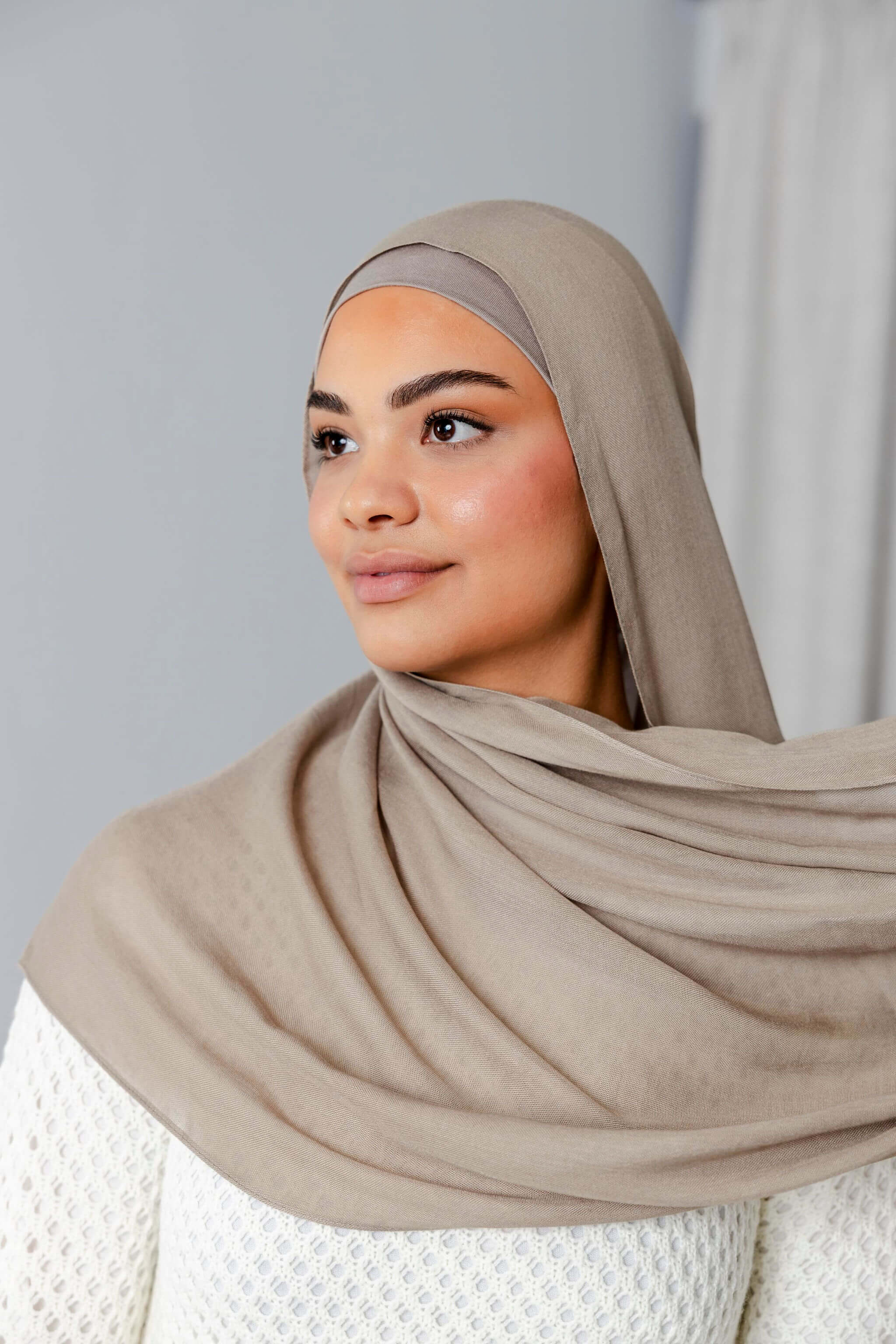 Cloud – Modal Hijab Set with Matching Under Cap