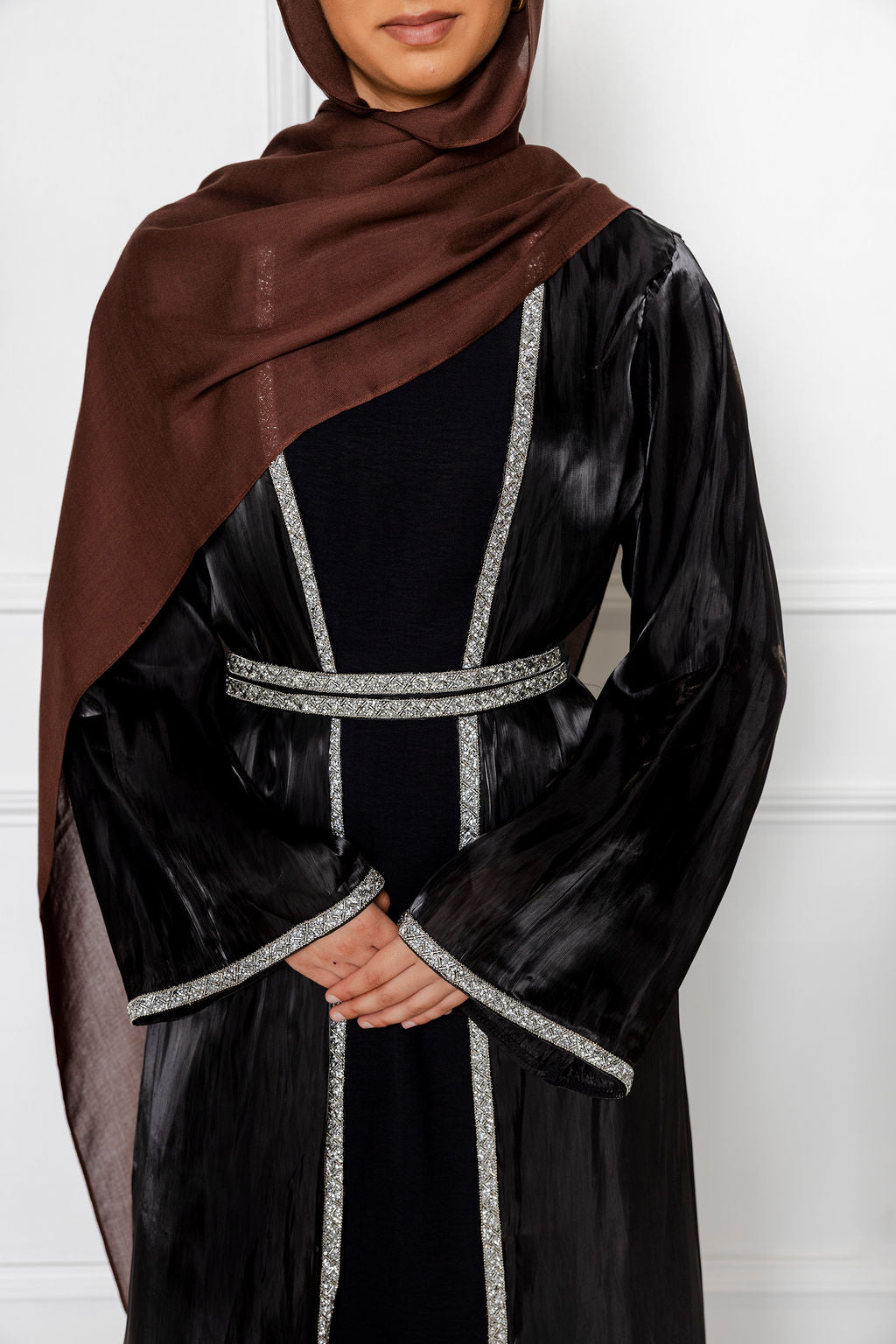 Fatima Abaya Set - Black
