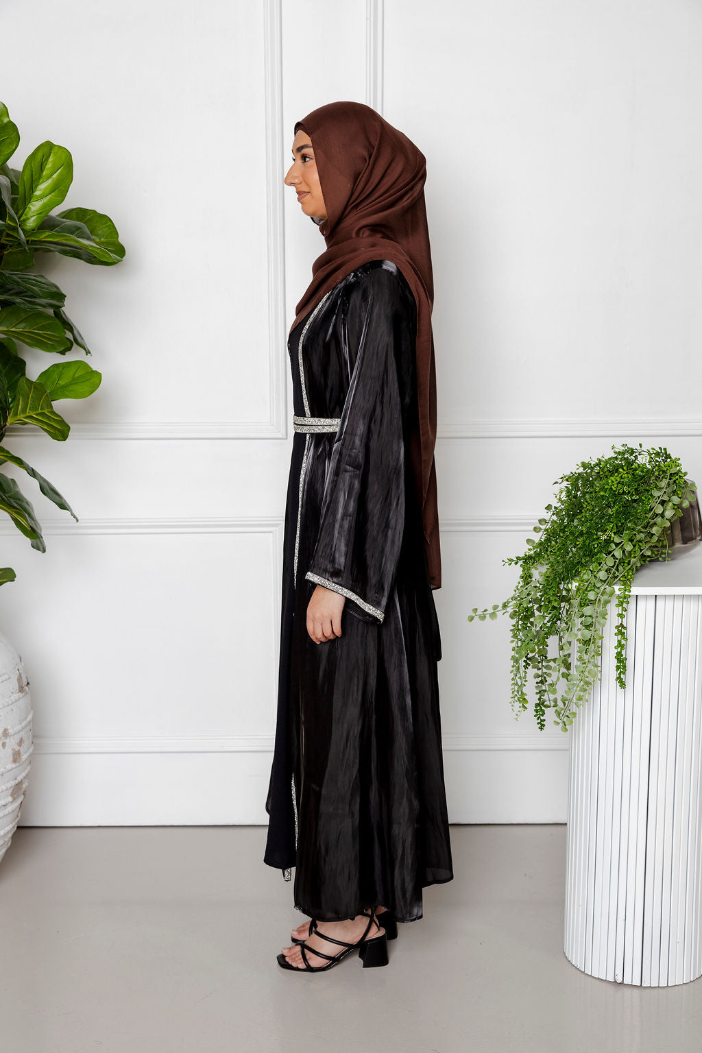 Fatima Abaya Set - Black