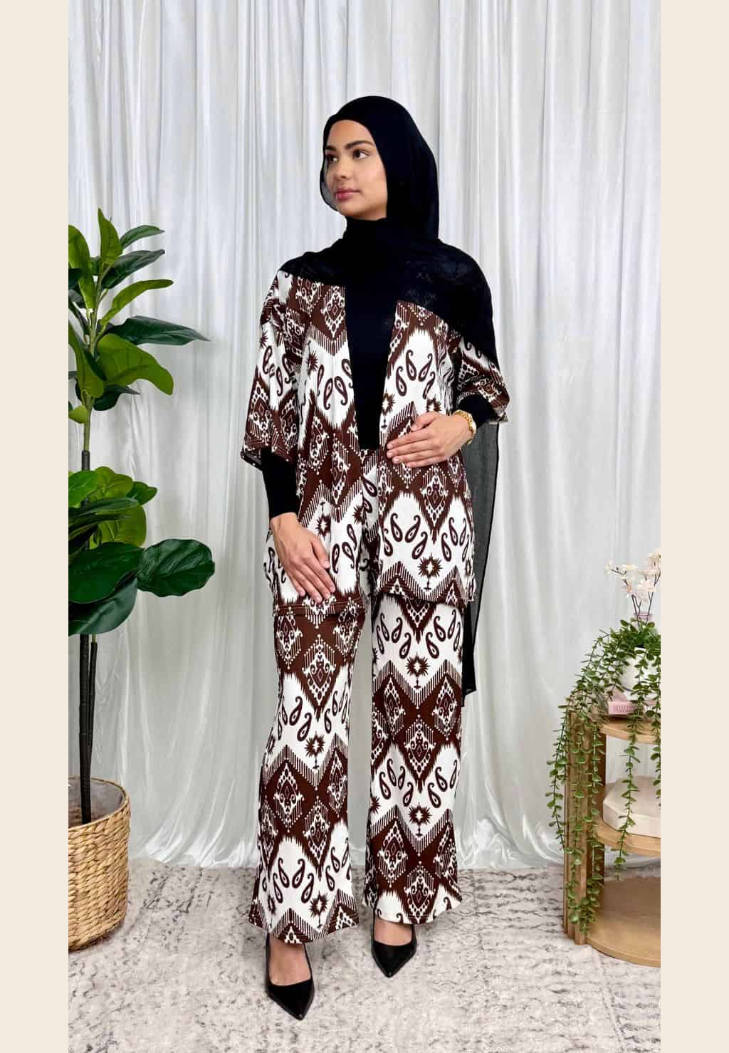 Amana 2-Piece Set - Brown