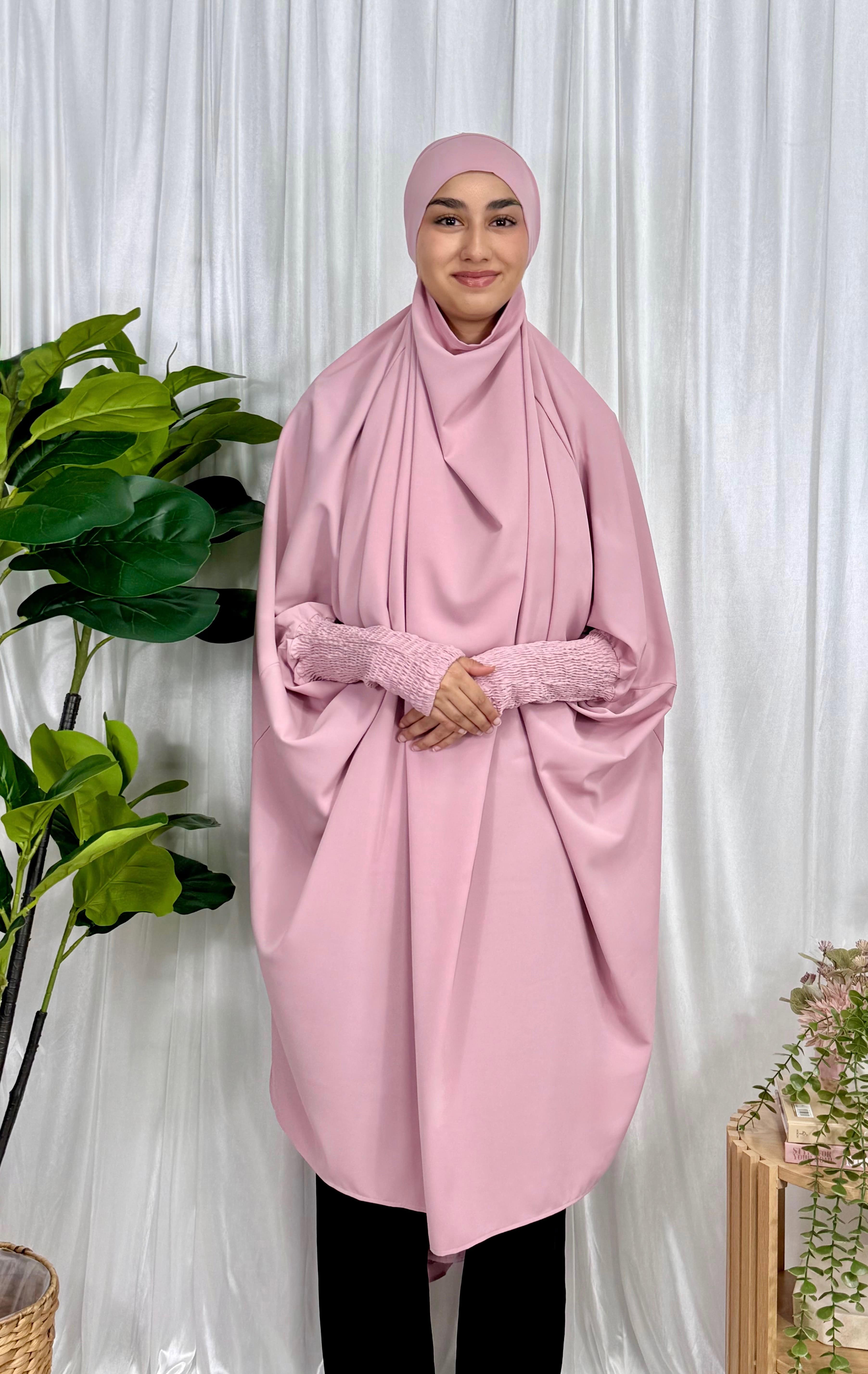 1-Piece Jilbab Hijab with Sleeves