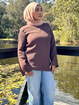 Asymmetrical Top - Brown
