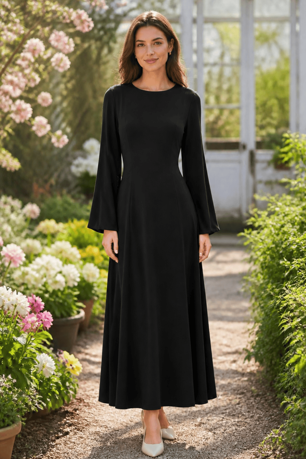 Lina Maxi Dress - Black