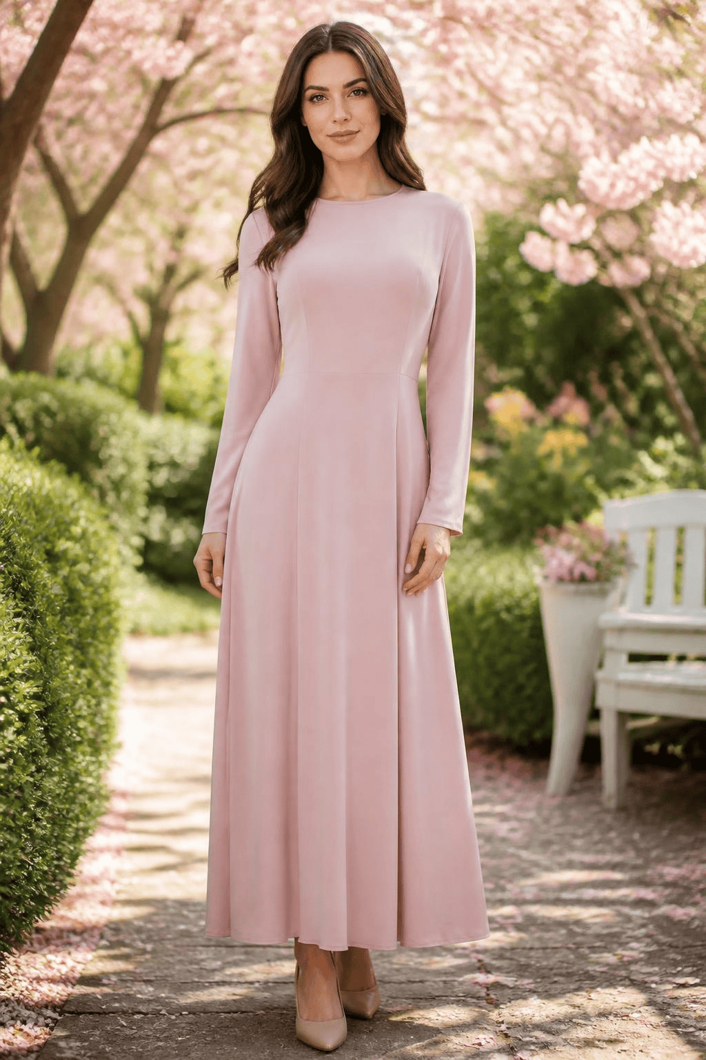 Lina Maxi Dress - Pink