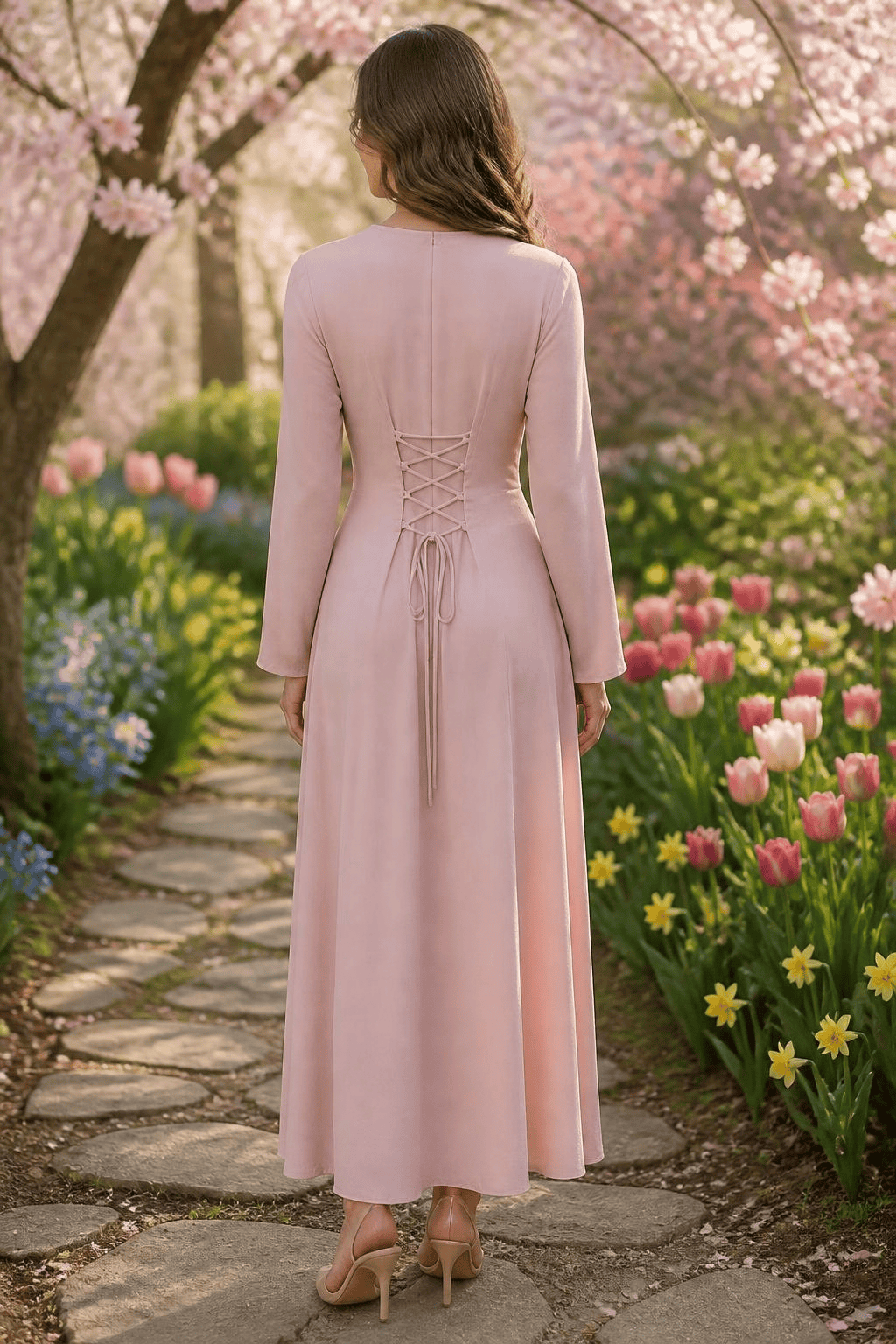 Lina Maxi Dress - Pink