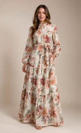 Floral Button-Down Maxi Dress