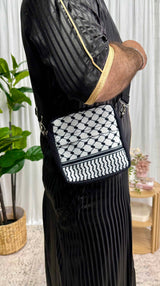 Keffiyeh Print Crossbody Bag