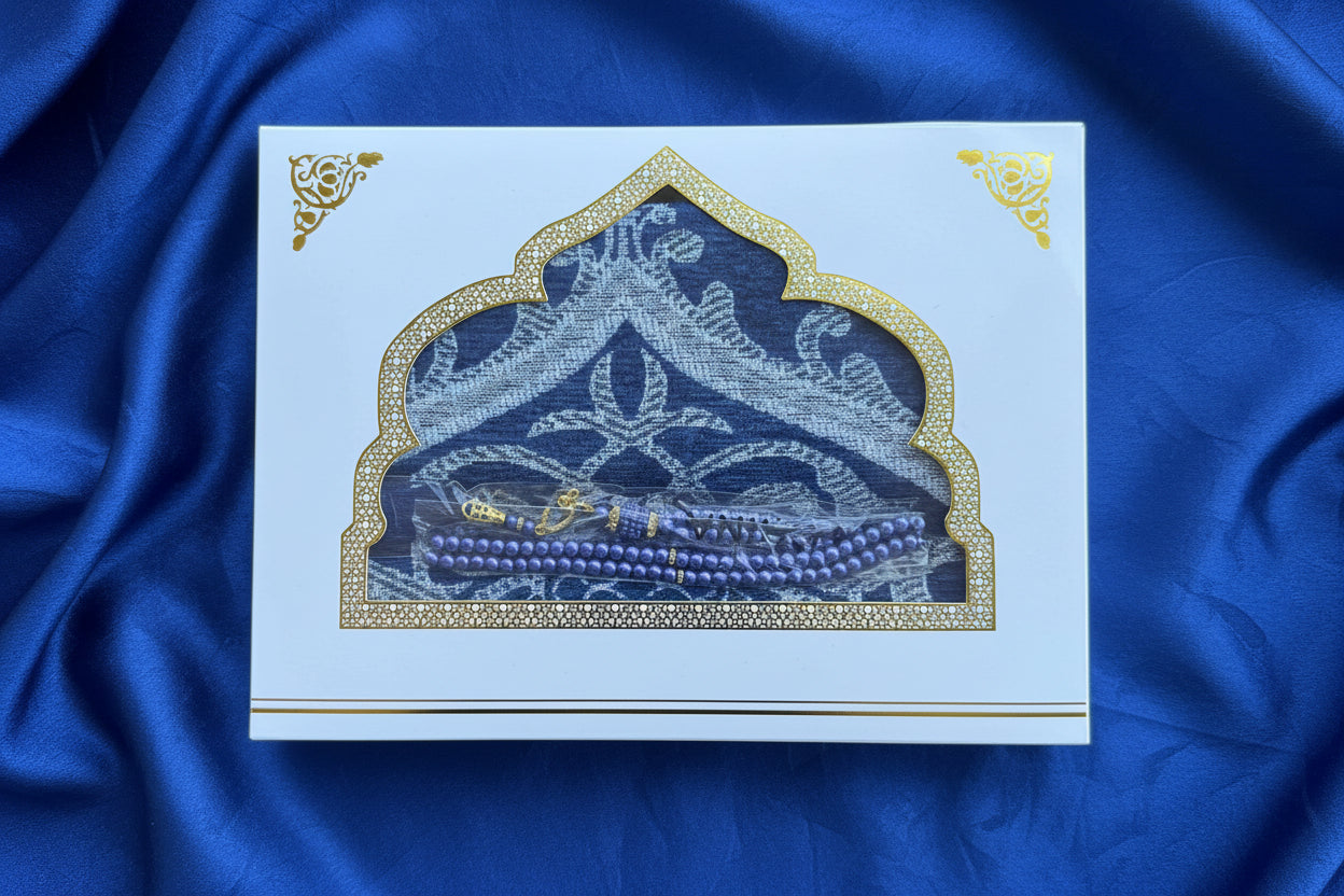 Prayer Mat & Tasbih Gift Set