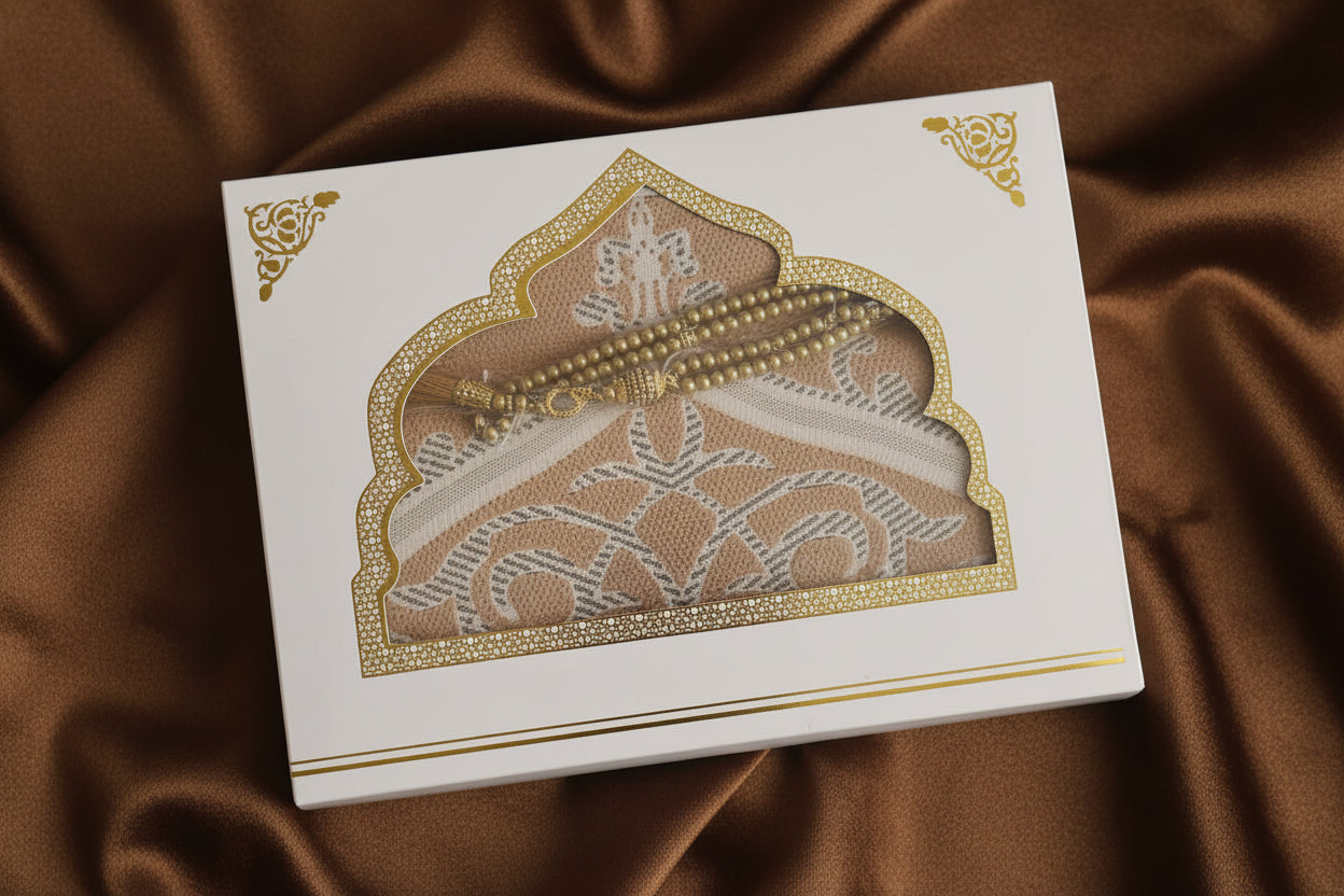 Prayer Mat & Tasbih Gift Set