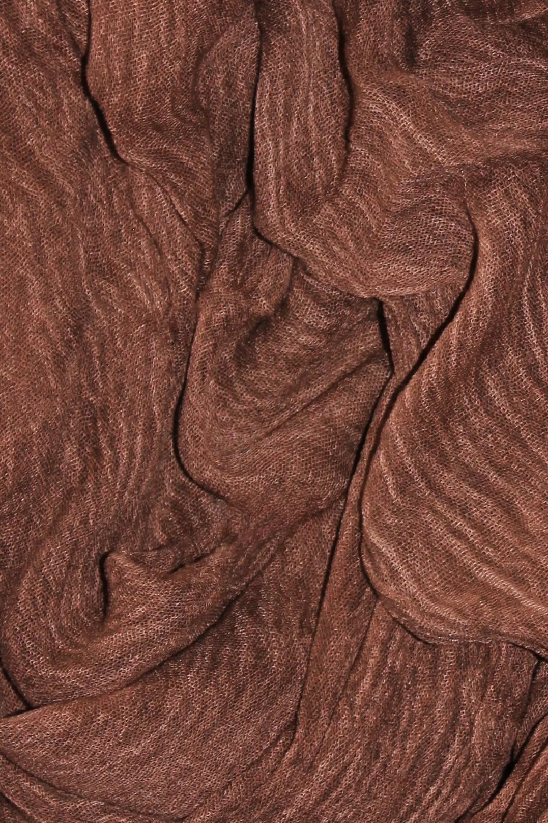 Red Brown Crinkle Hijab