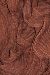 Red Brown Crinkle Hijab