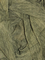 Dark Green Crinkle Hijab