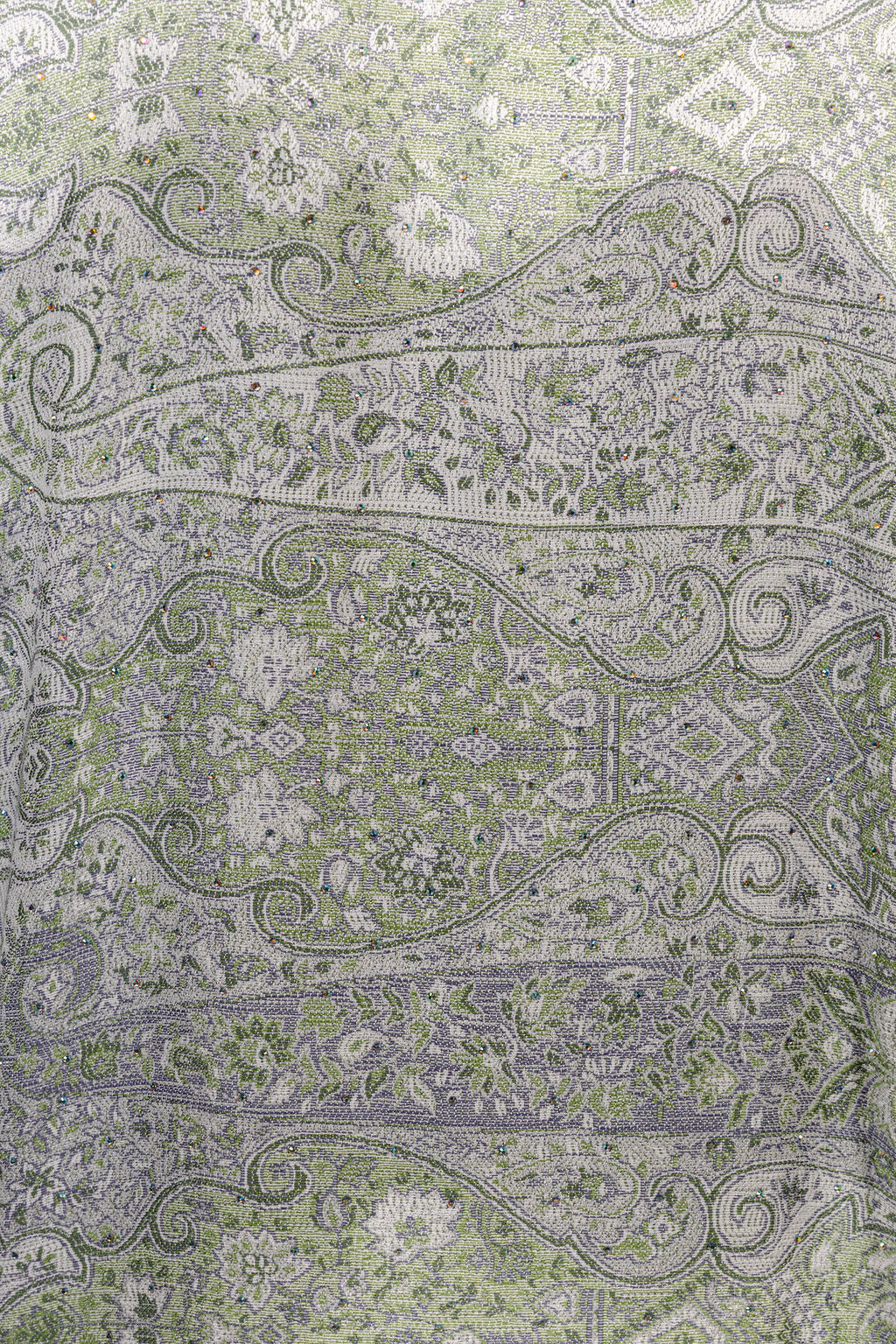 Green Pashmina Abaya Set