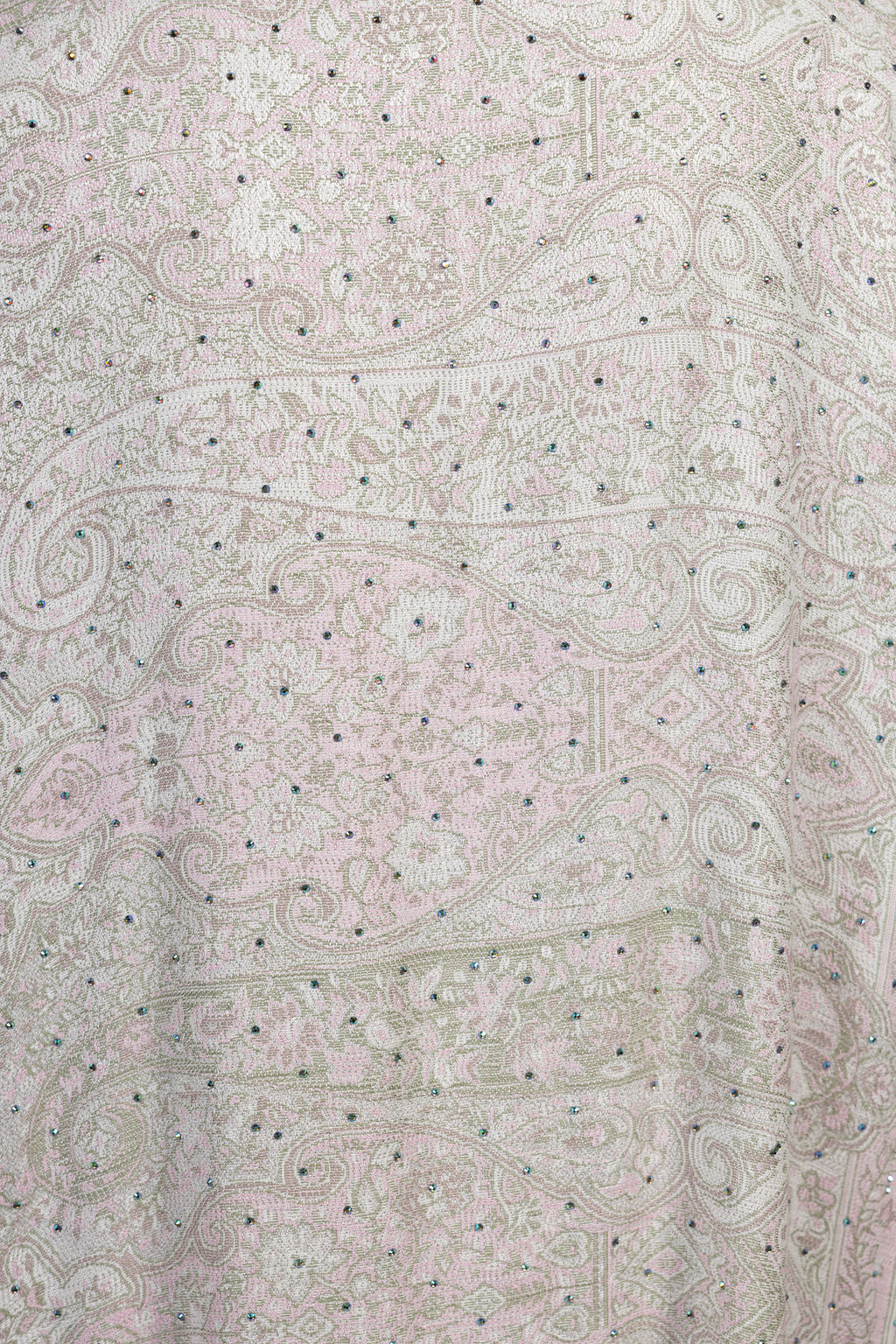 Pink Pashmina Abaya Set