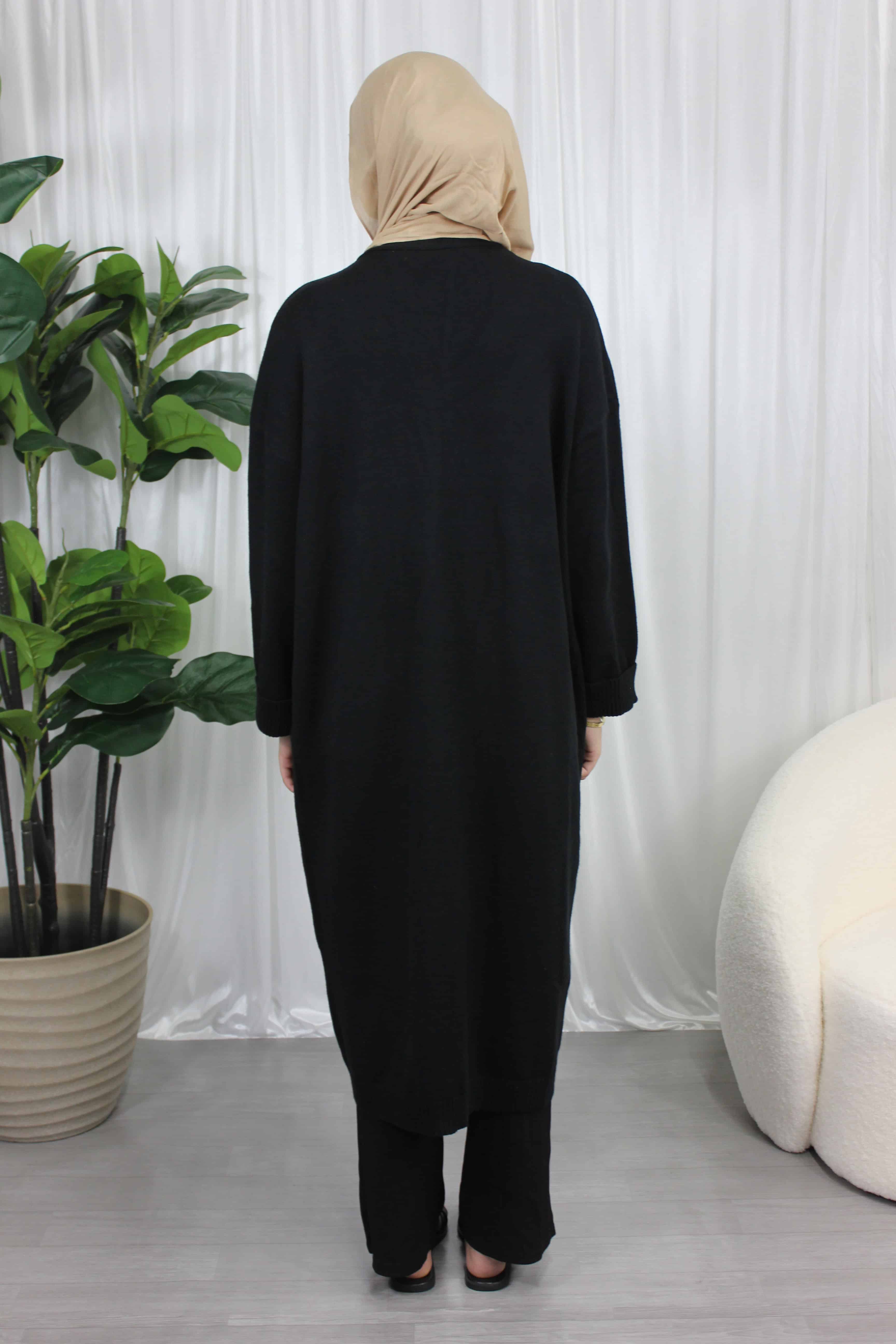 Knit Cardigan Black