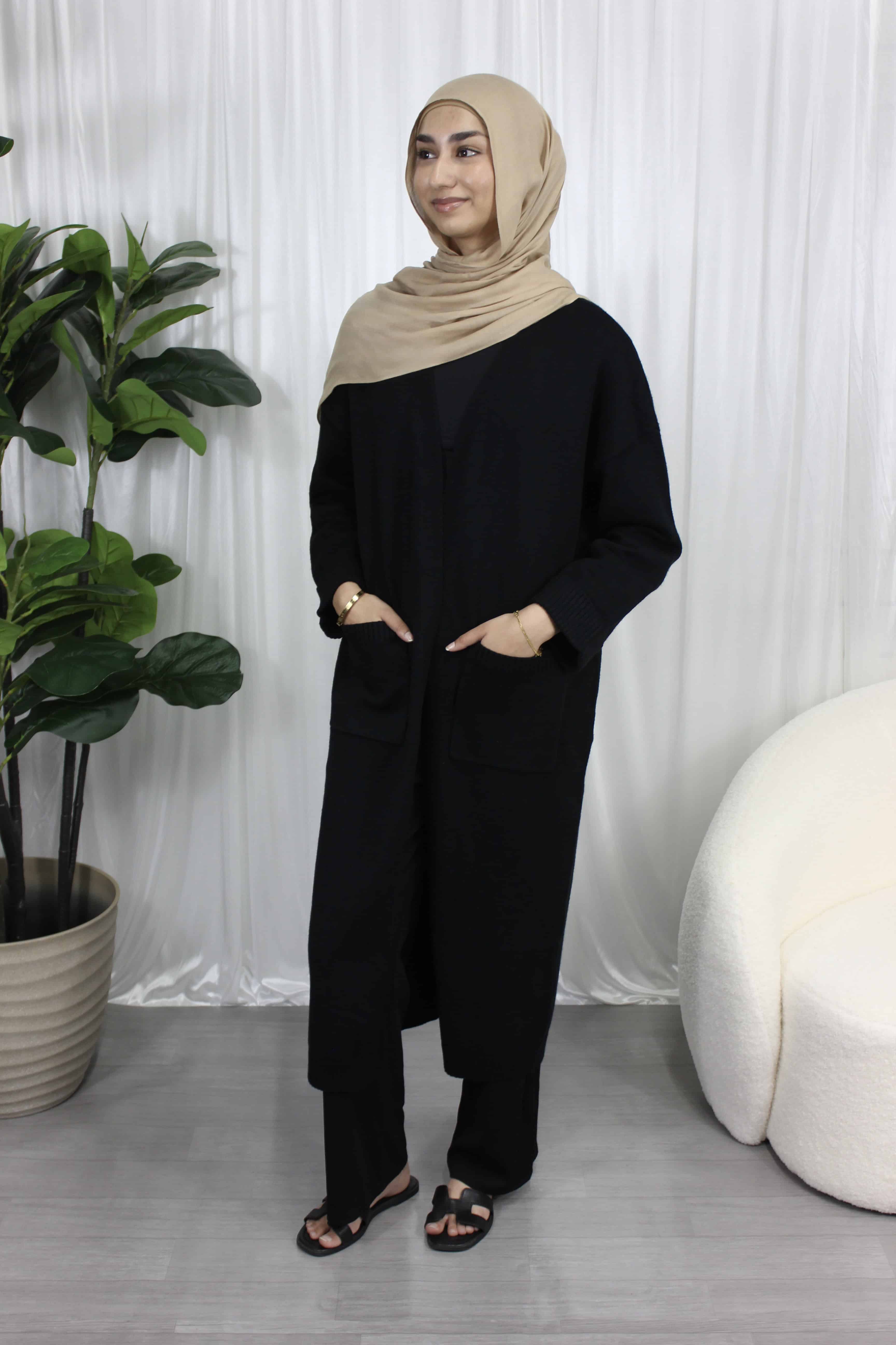 Knit Cardigan Black