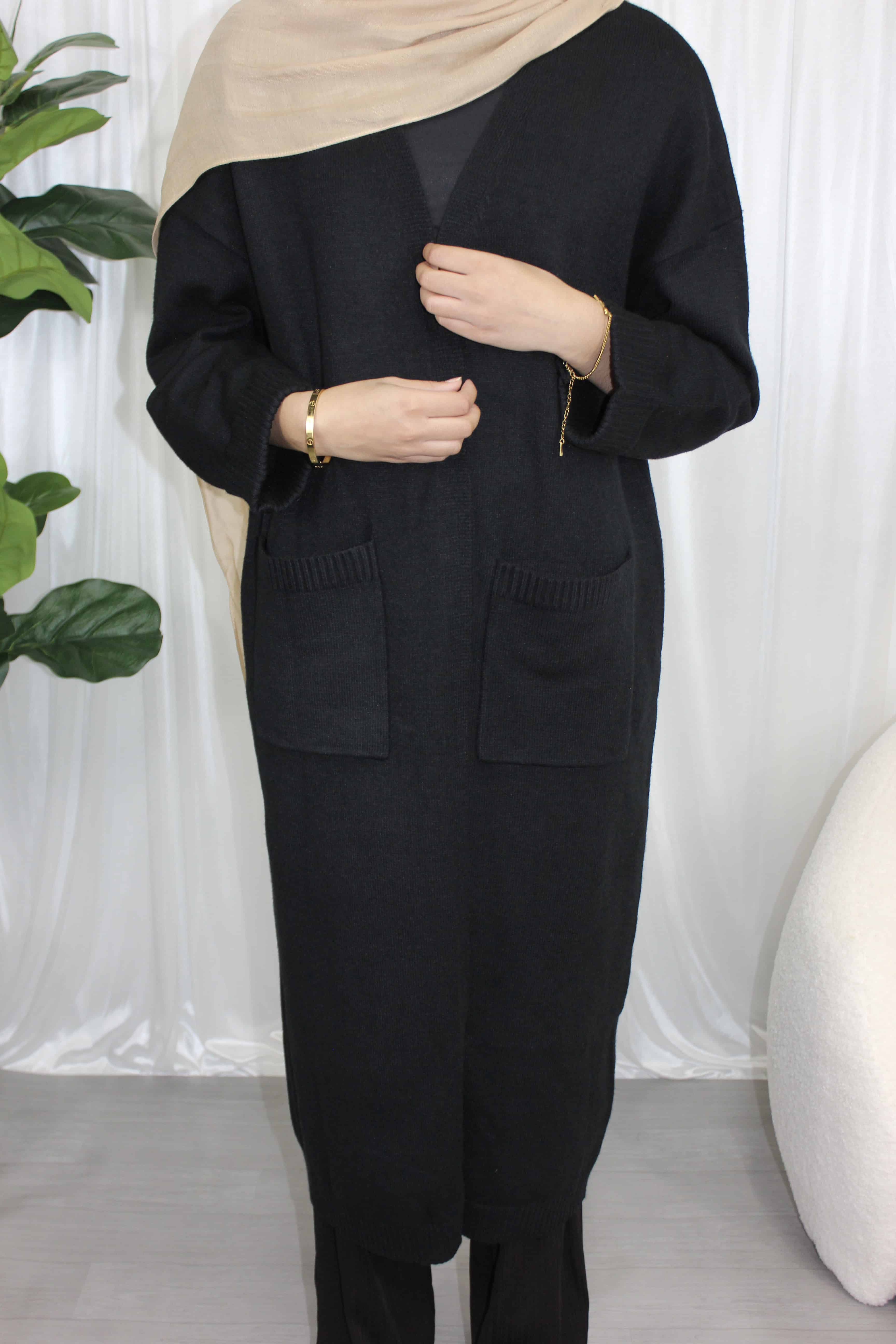 Knit Cardigan Black