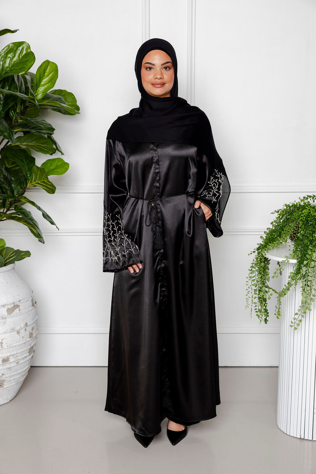Jaydah Satin Abaya
