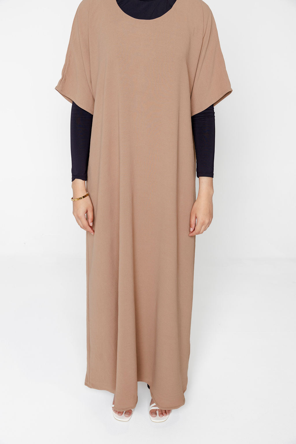 3-Piece Jilbab Prayer Set - Brown
