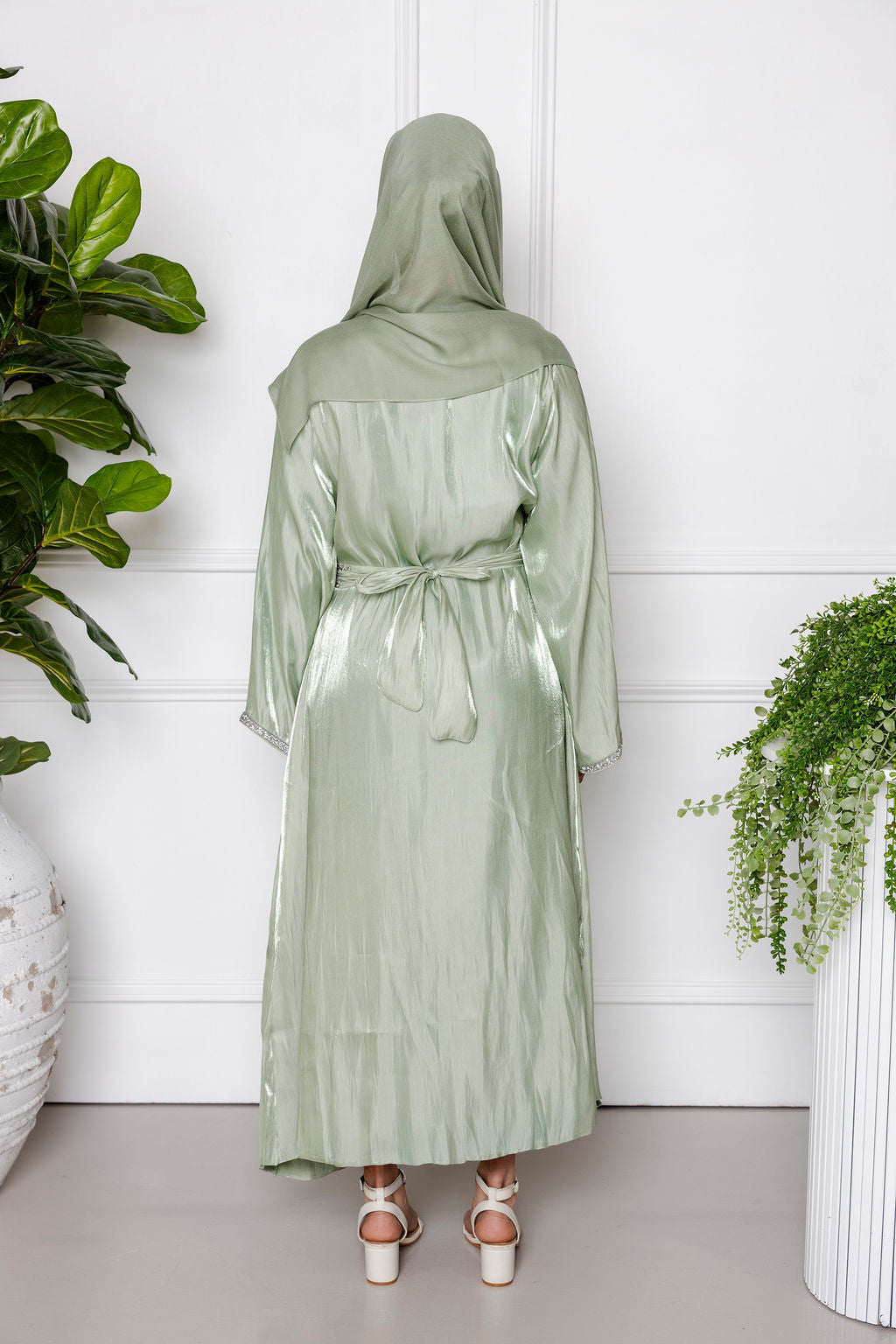 Fatima Abaya Set - Green