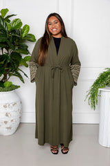 keffiyeh Abaya - Green