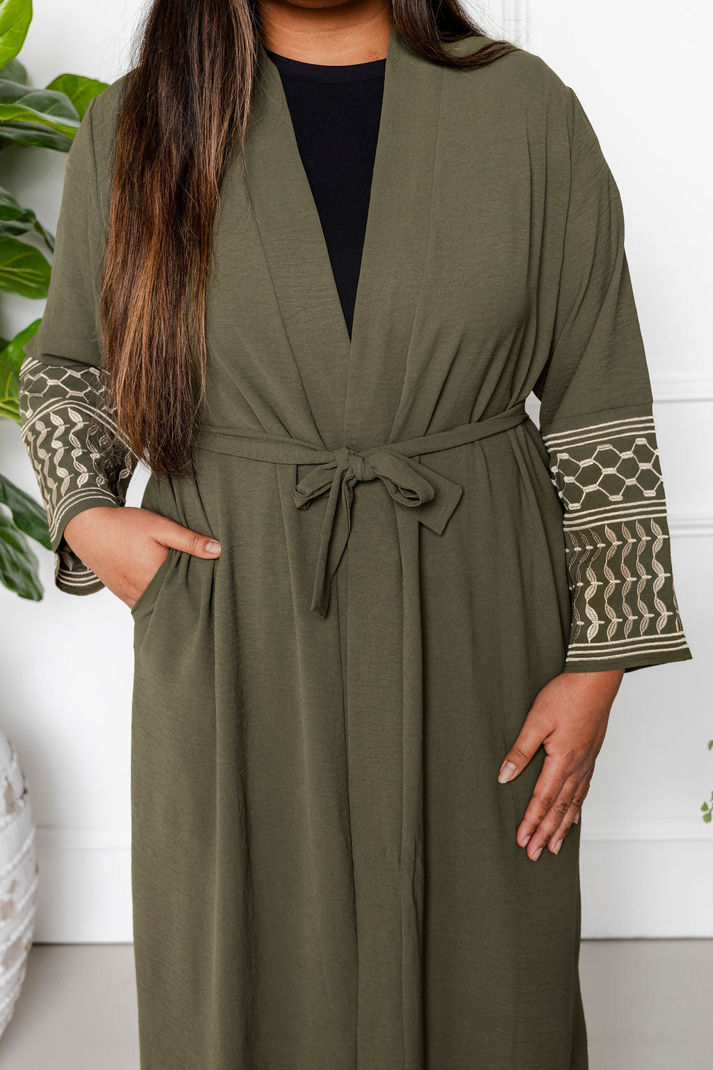 keffiyeh Abaya - Green