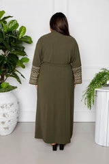 keffiyeh Abaya - Green