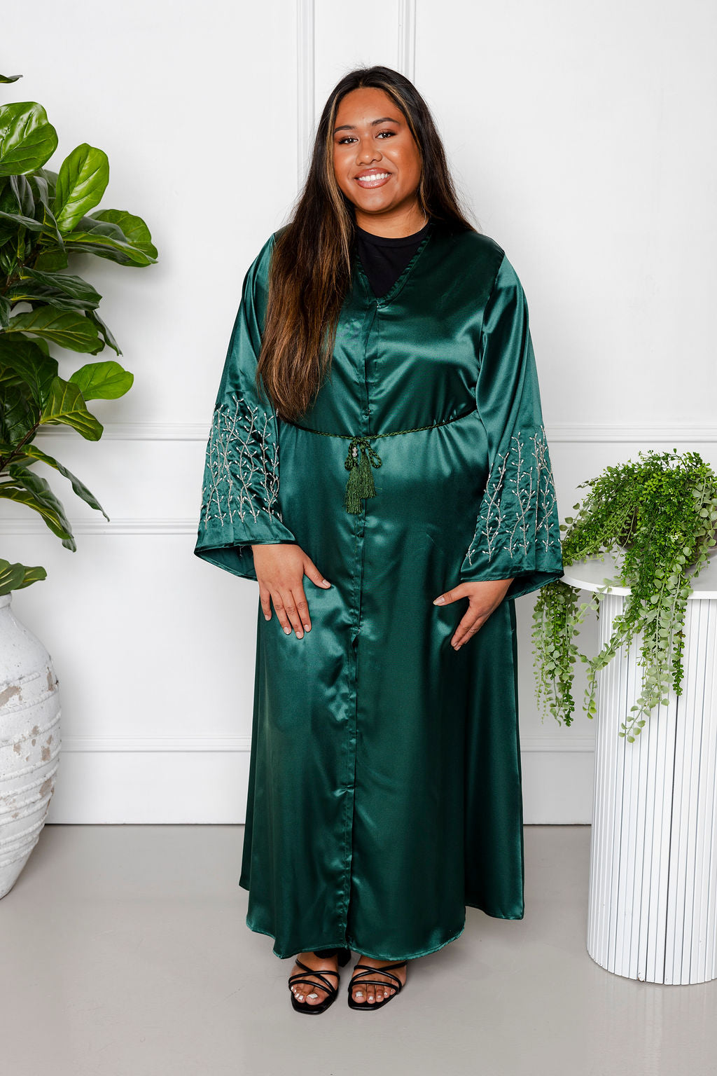 Jaydah Satin Abaya