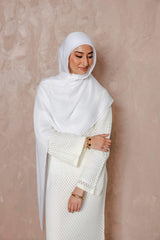 Snow White – Modal Hijab Set with Matching Under Cap