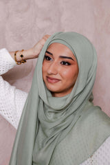 Mint – Modal Hijab Set with Matching Under Cap