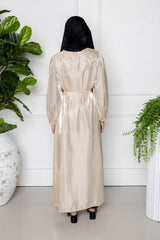 Aaliyah Abaya Set - Cream