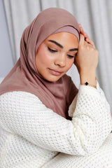 Dusty Rose - Modal Hijab Set with Matching Under Cap