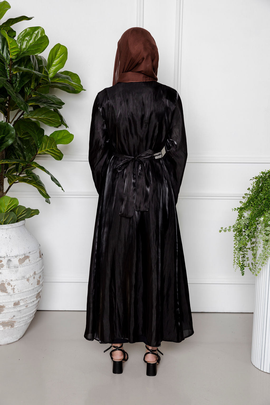 Fatima Abaya Set - Black