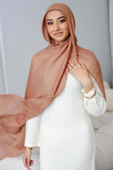 Wood - Modal Hijab Set with Matching Under Cap