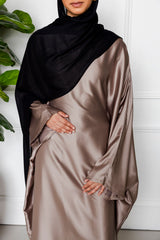 Butterfly Abaya - Brown