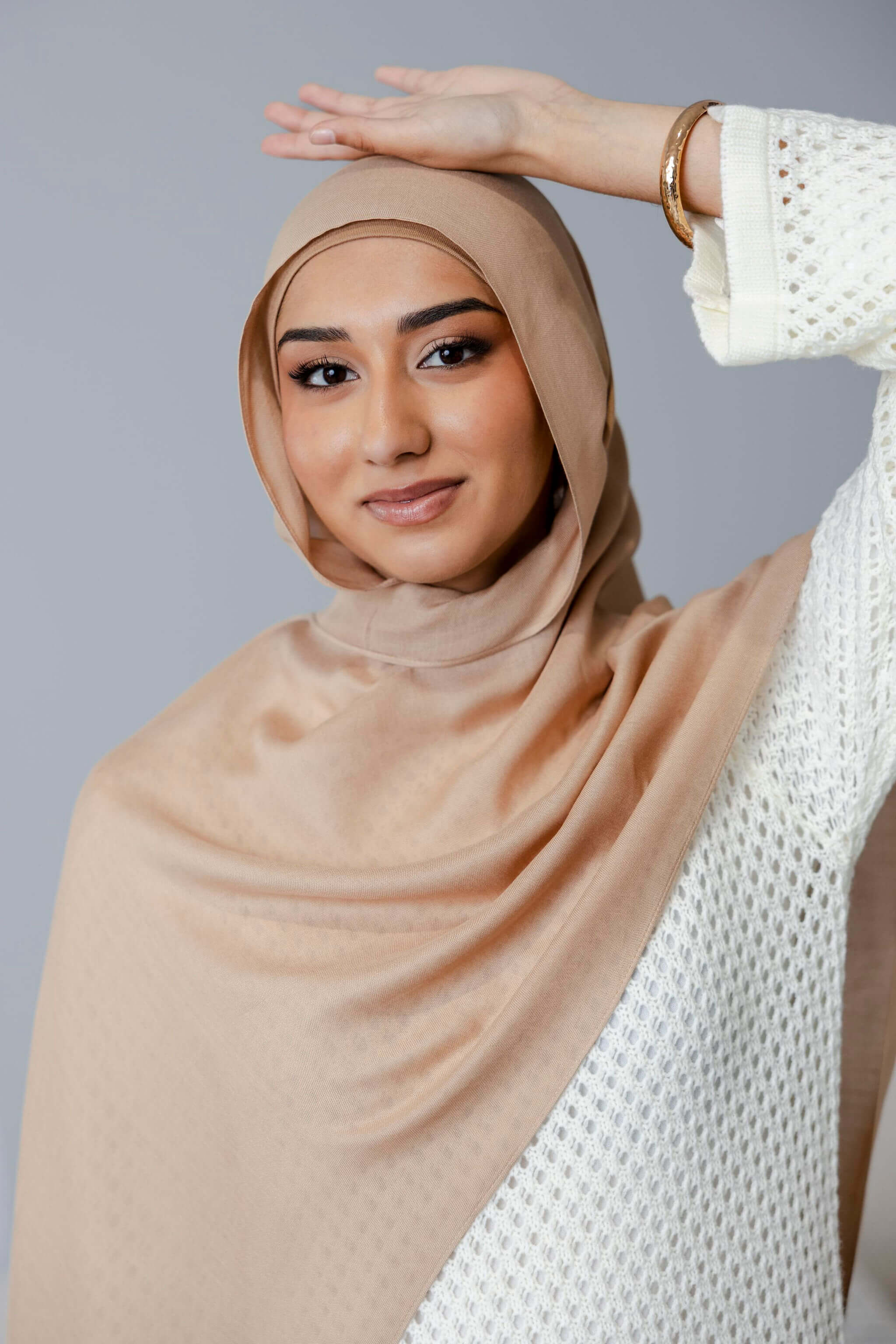 Biscuit - Modal Hijab Set with Matching Under Cap