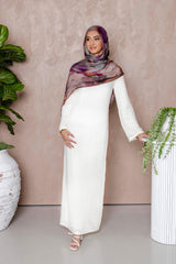 Noor Knit Maxi Dress - White