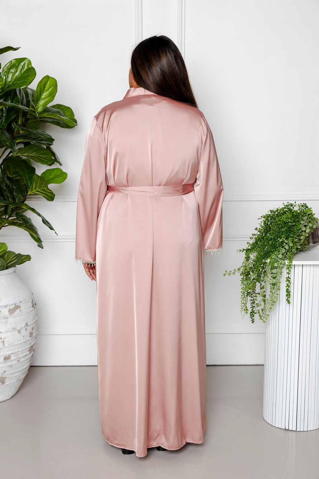 Medina Satin Abaya Set